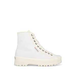 SUPERGA Womens White 2636 Alpina Emrata Round Toe Platform Athletic Sneakers 7.5